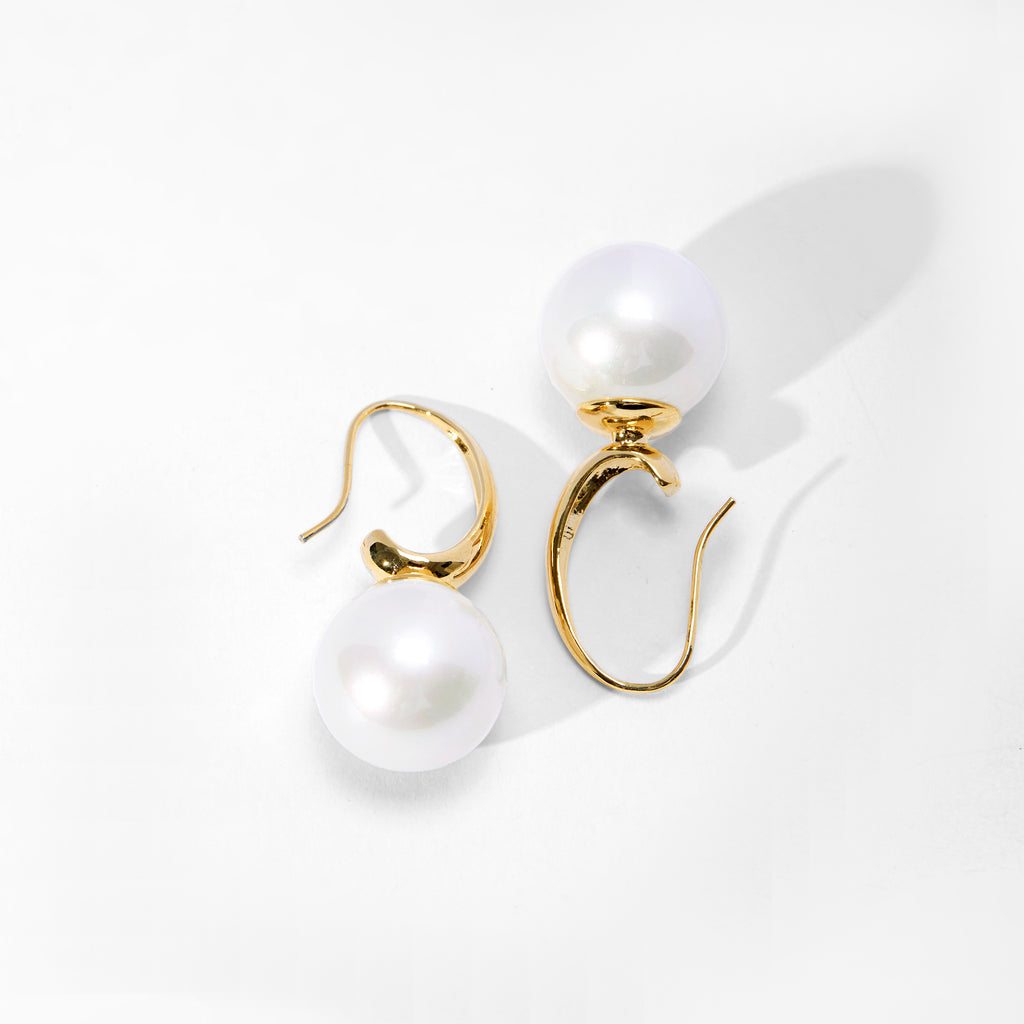 Marita Pearl Earrings Large