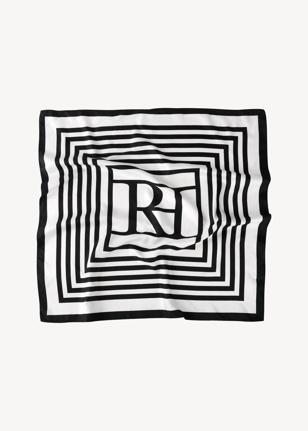 Alma Scarf Cream & Black