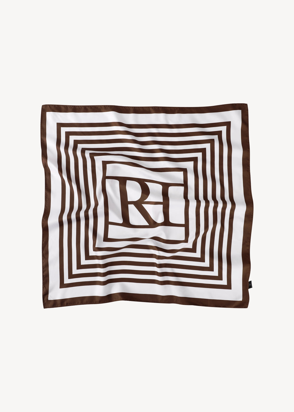 Alma Scarf Cream & Espresso