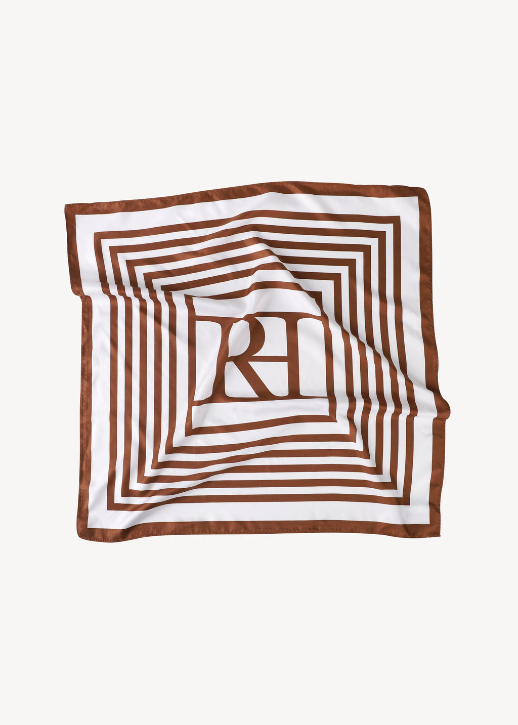 Alma Scarf Cream & Brown