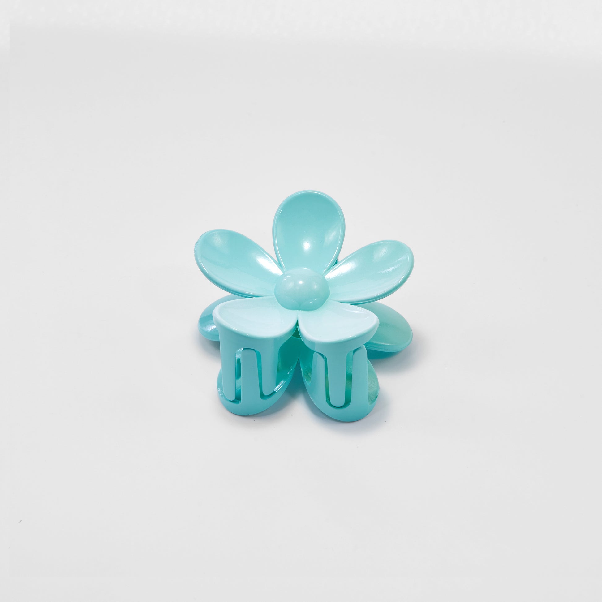 Flower Hair Clip Light Blue