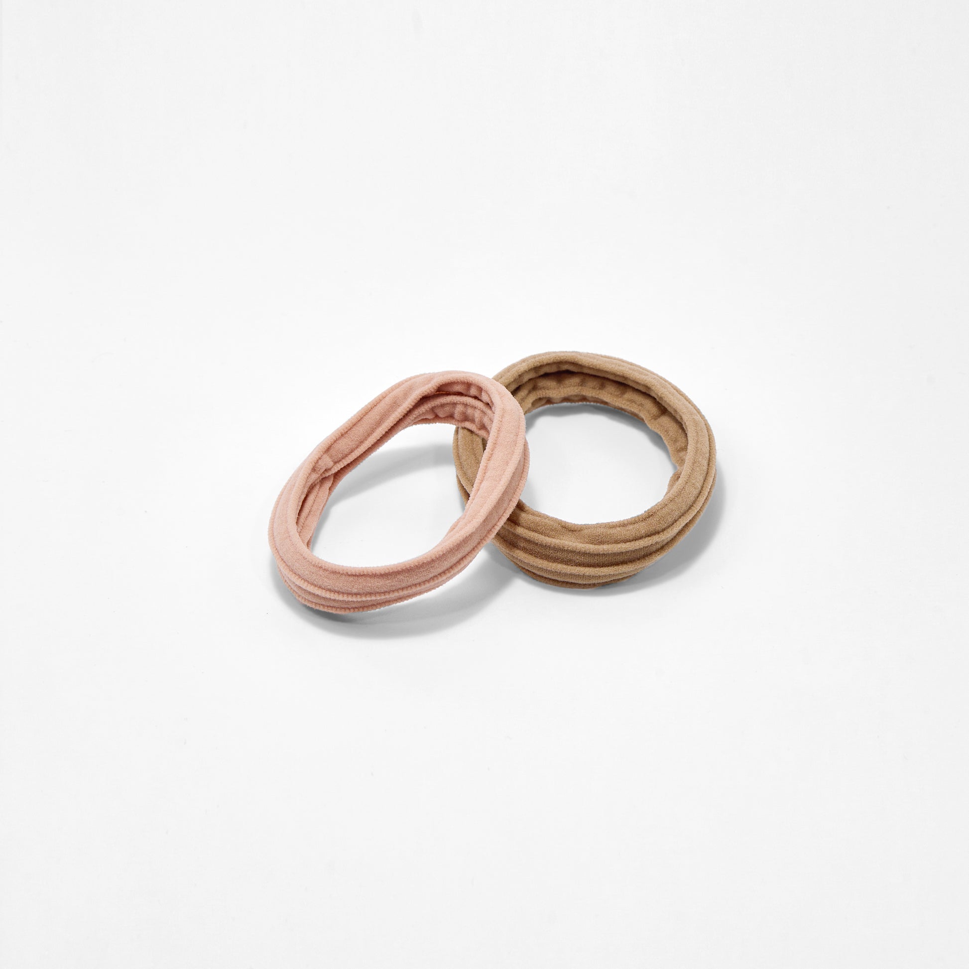 Churros-hårband rosa &amp; brunt