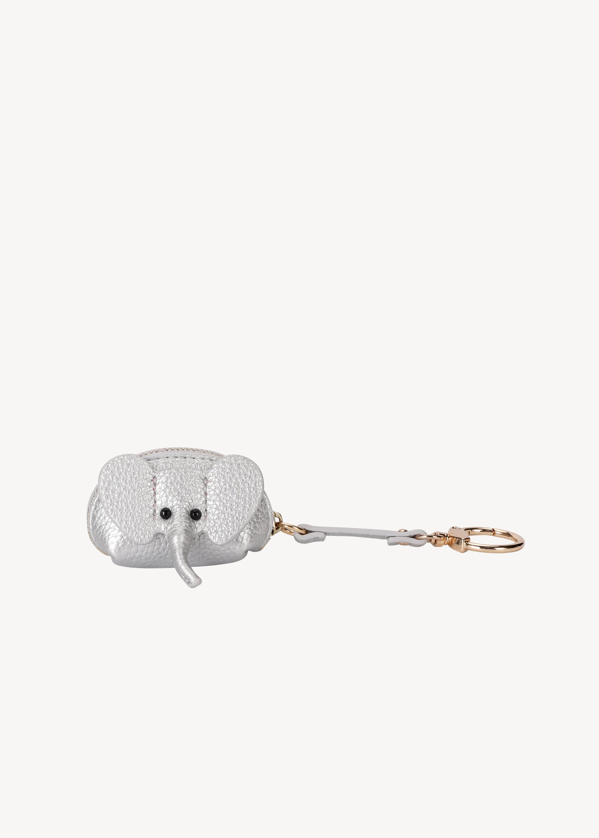 Mini Lucky Elephant Nyckelring & Berlock Silver