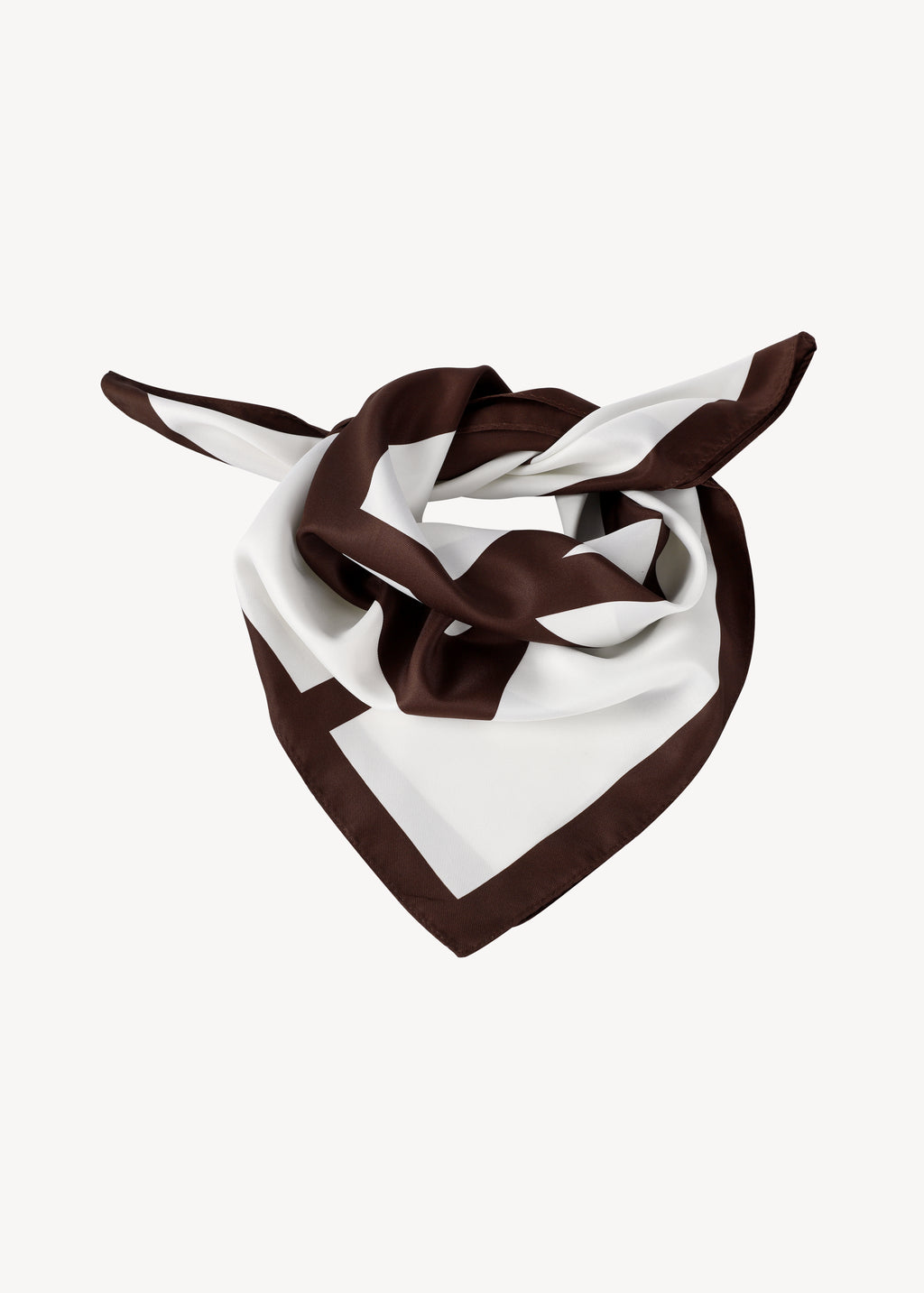Alva Scarf Cream & Espresso