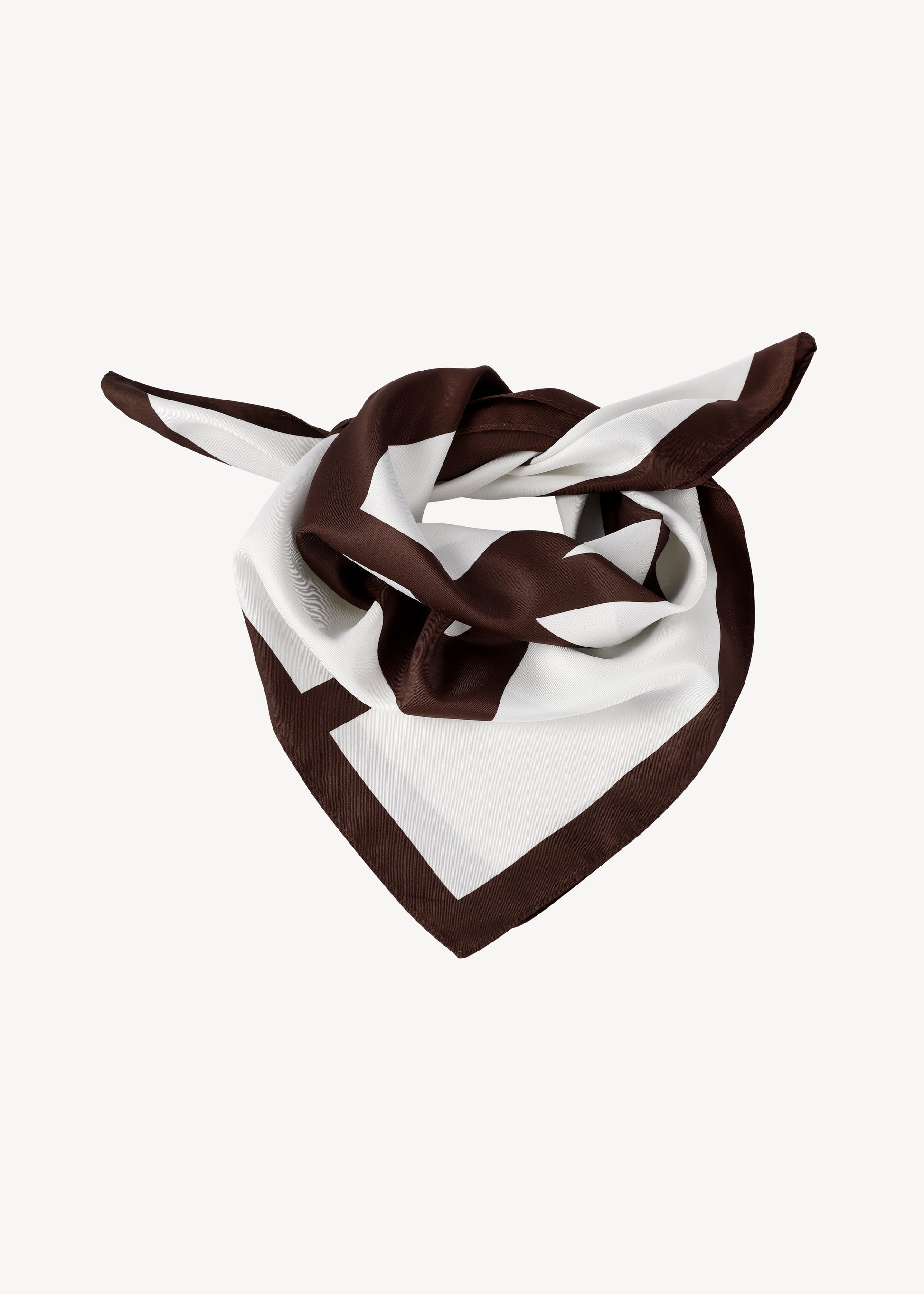 Alva Scarf Cream & Espresso