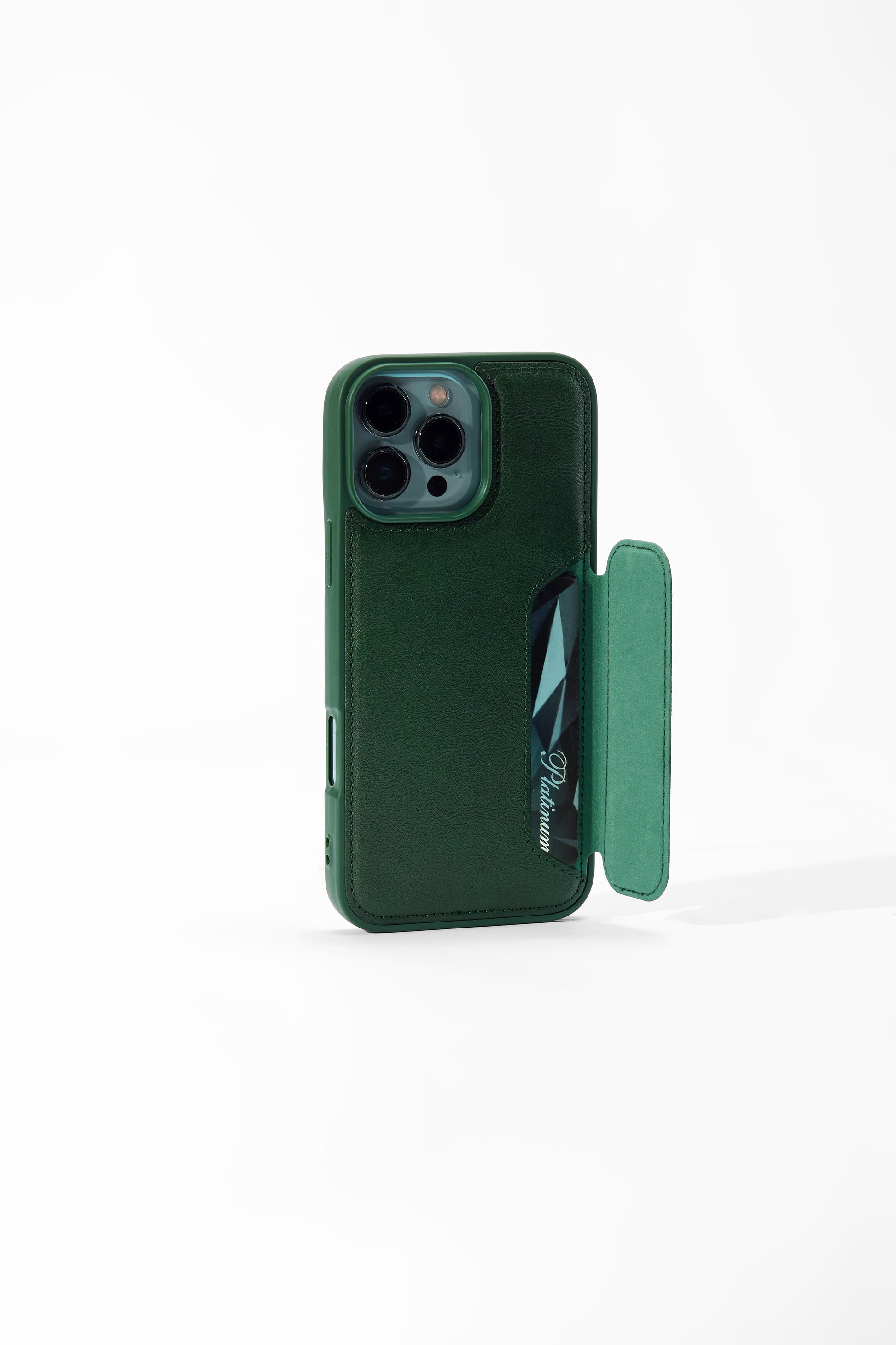 Phone Case with Cardholder Oliver Green