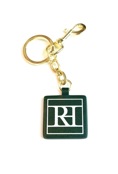 Ria & Richard Keychain Dark Green