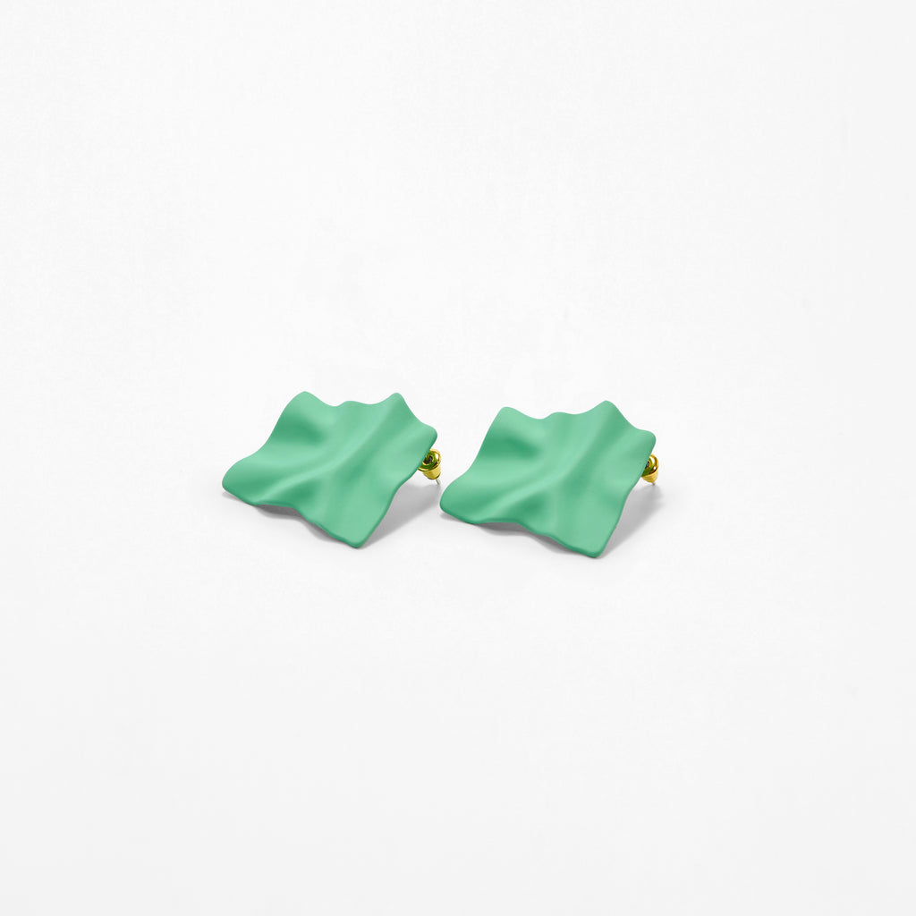 Aurora Earrings Green