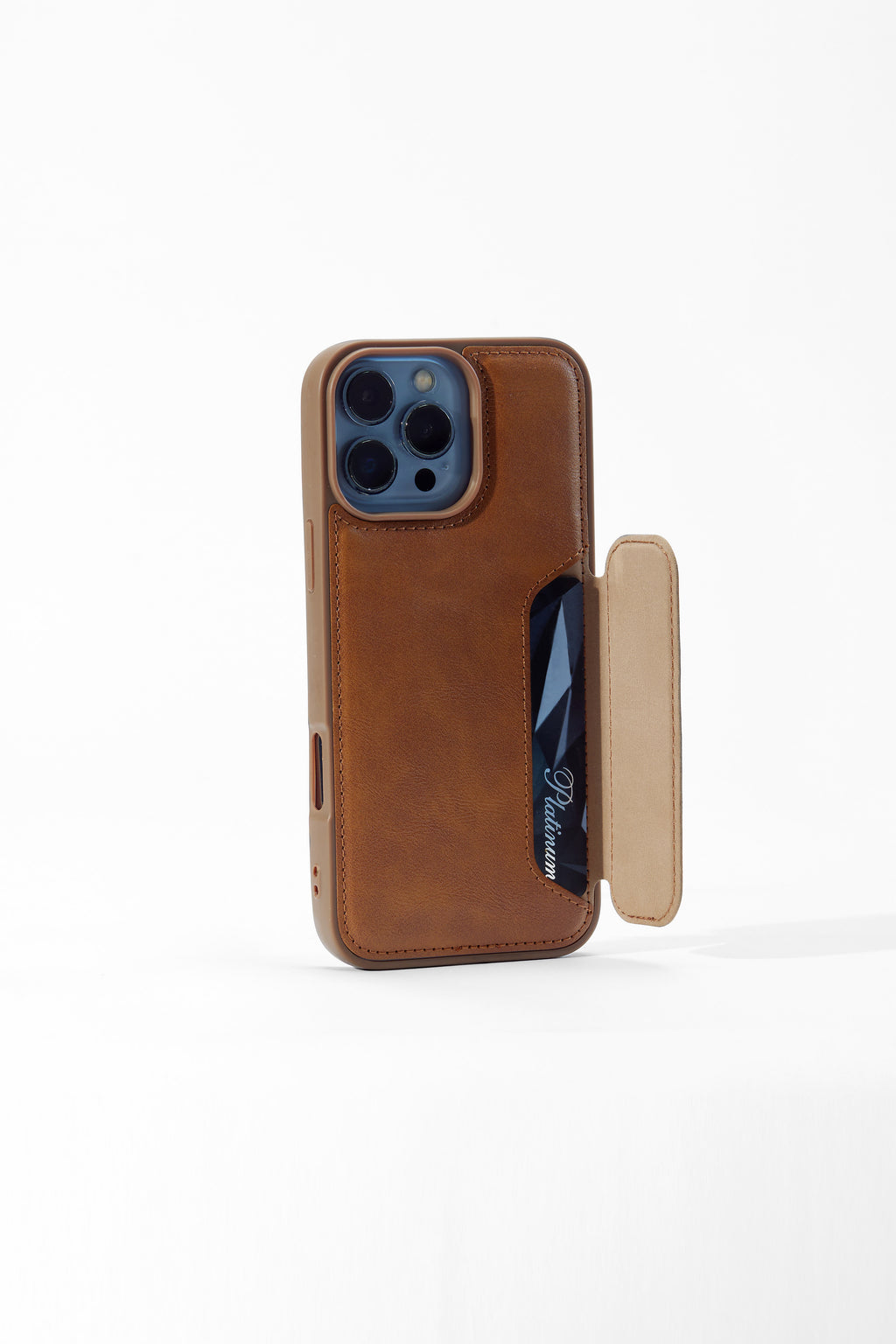 Phone Case with Cardholder Caramel
