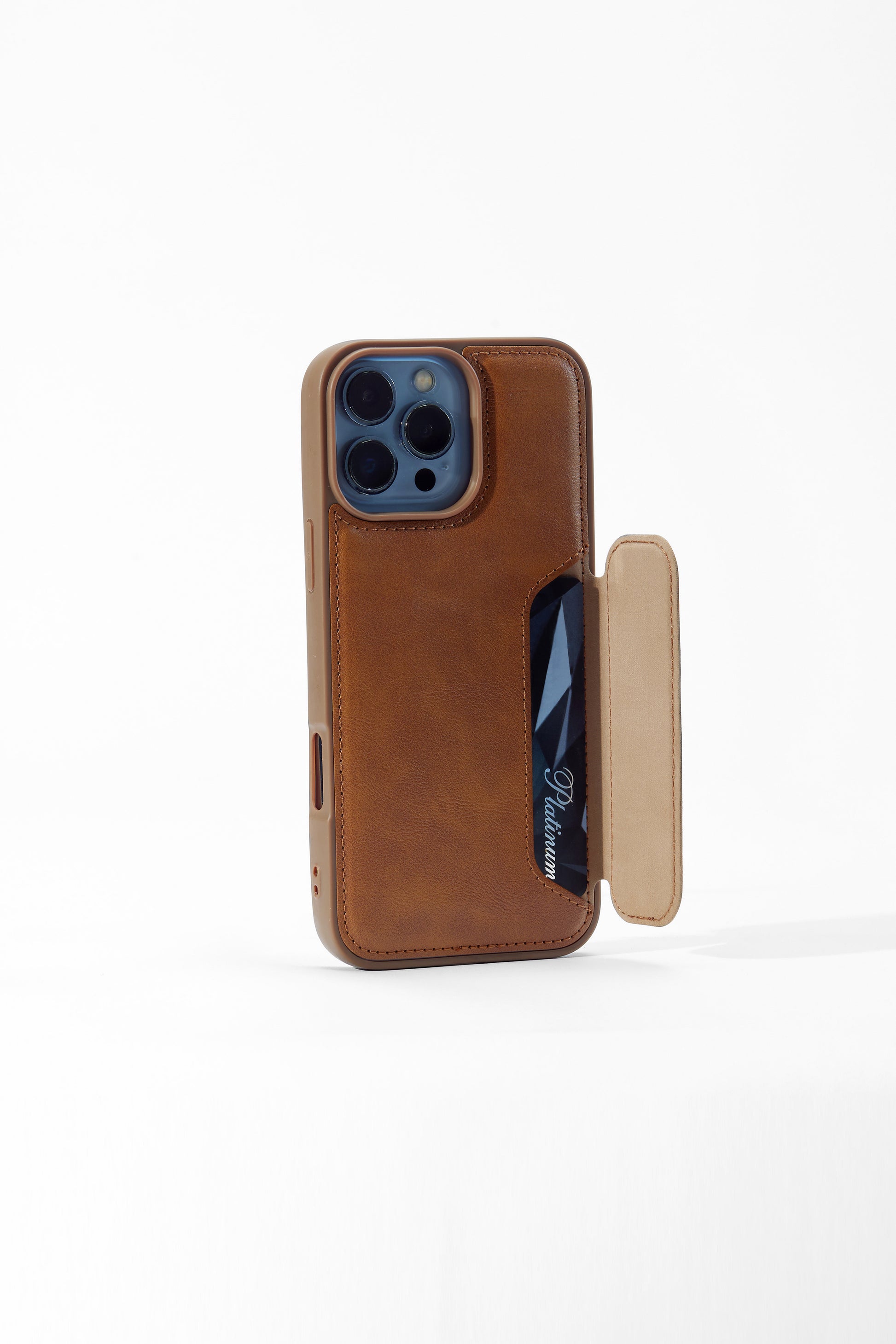 Phone Case with Cardholder Caramel