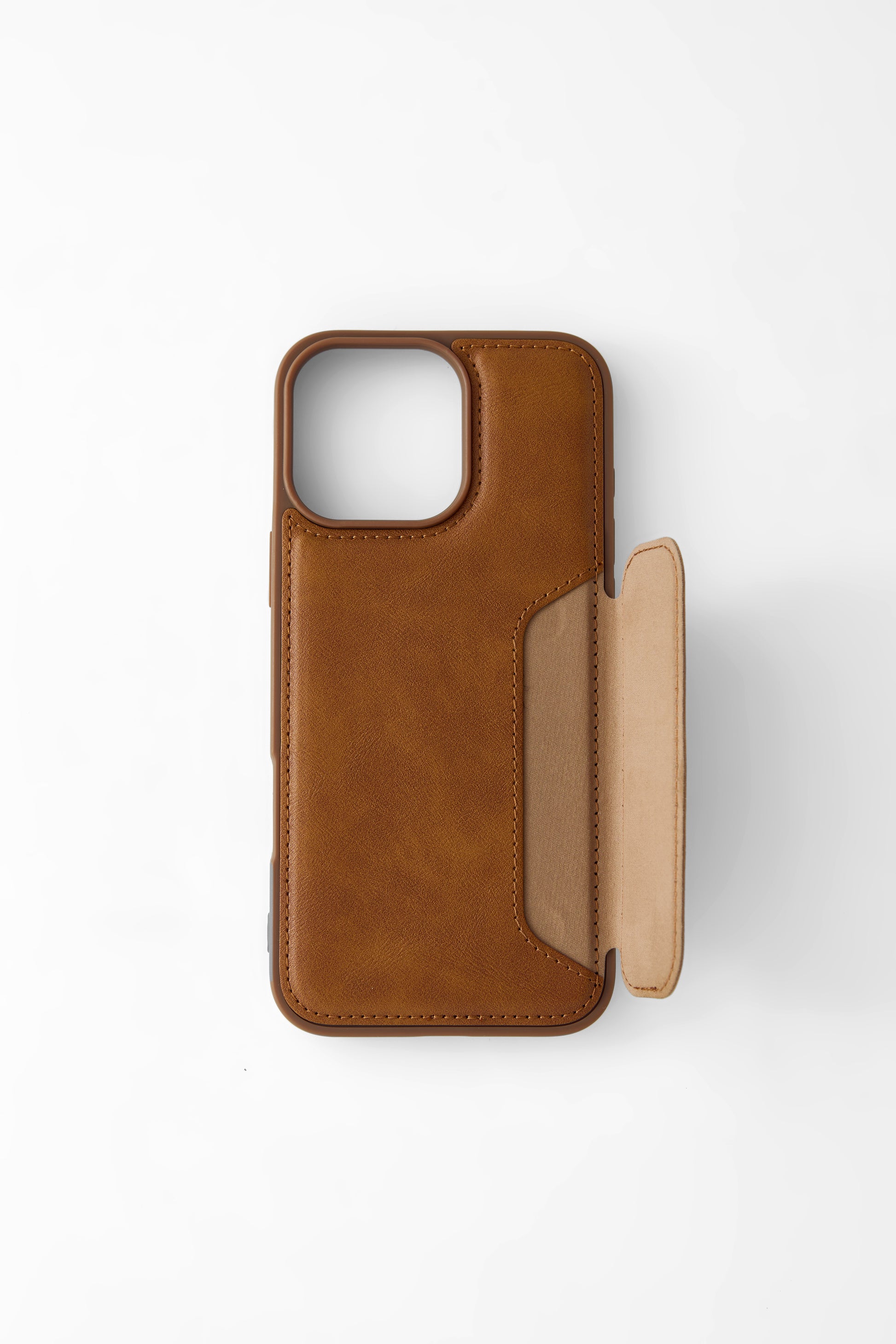 Phone Case with Cardholder Caramel