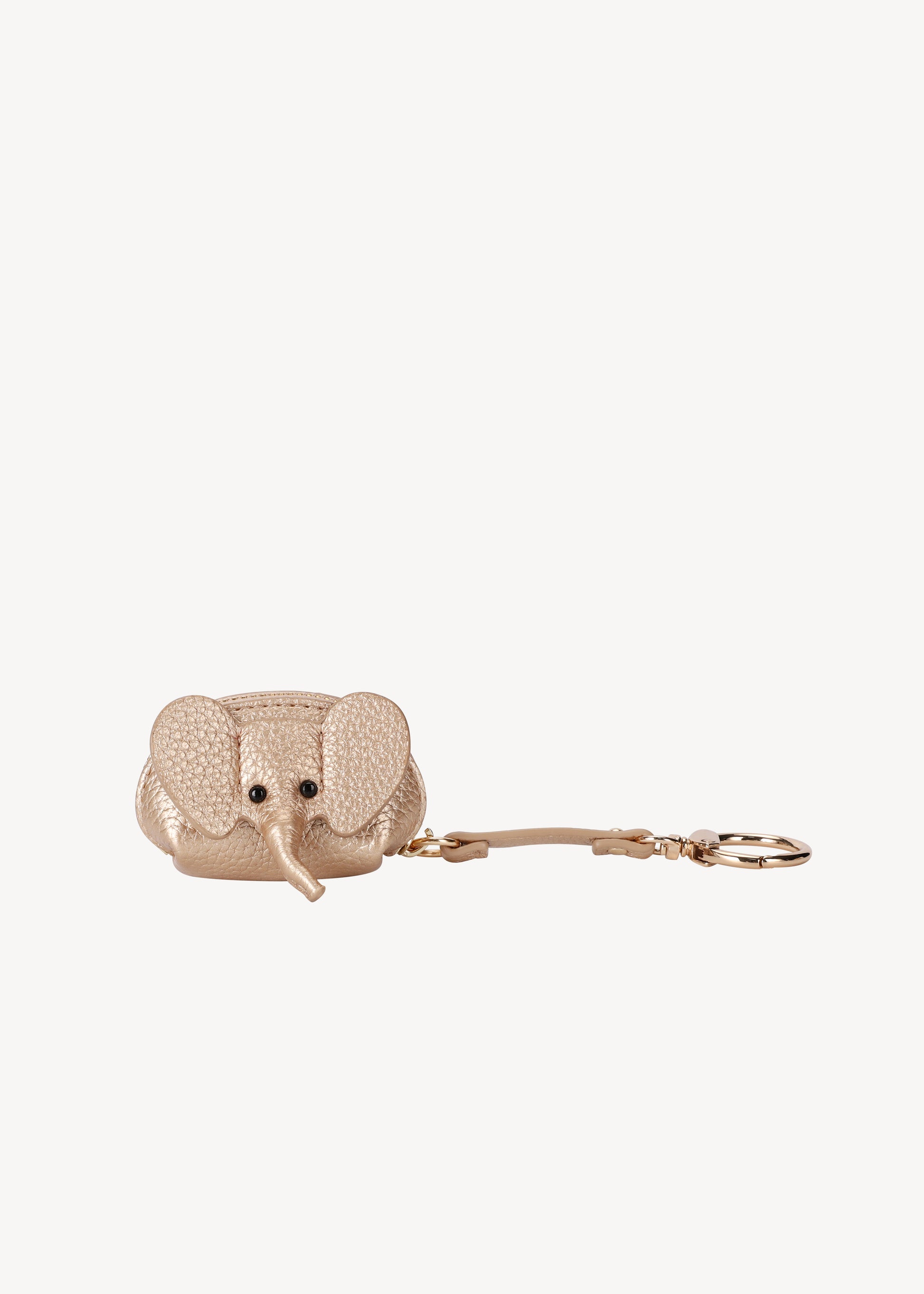 Mini Lucky Elephant Nyckelring & Berlock Guld