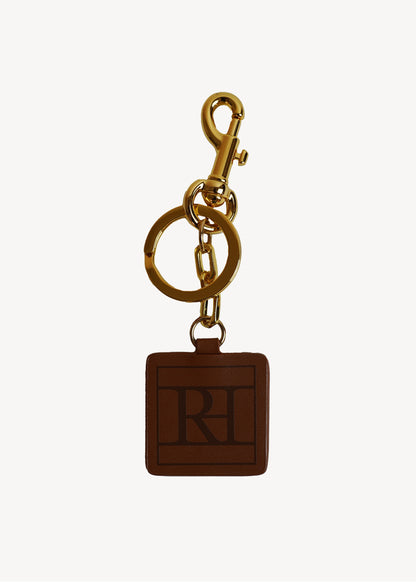 Ria & Richard Keychain Brown