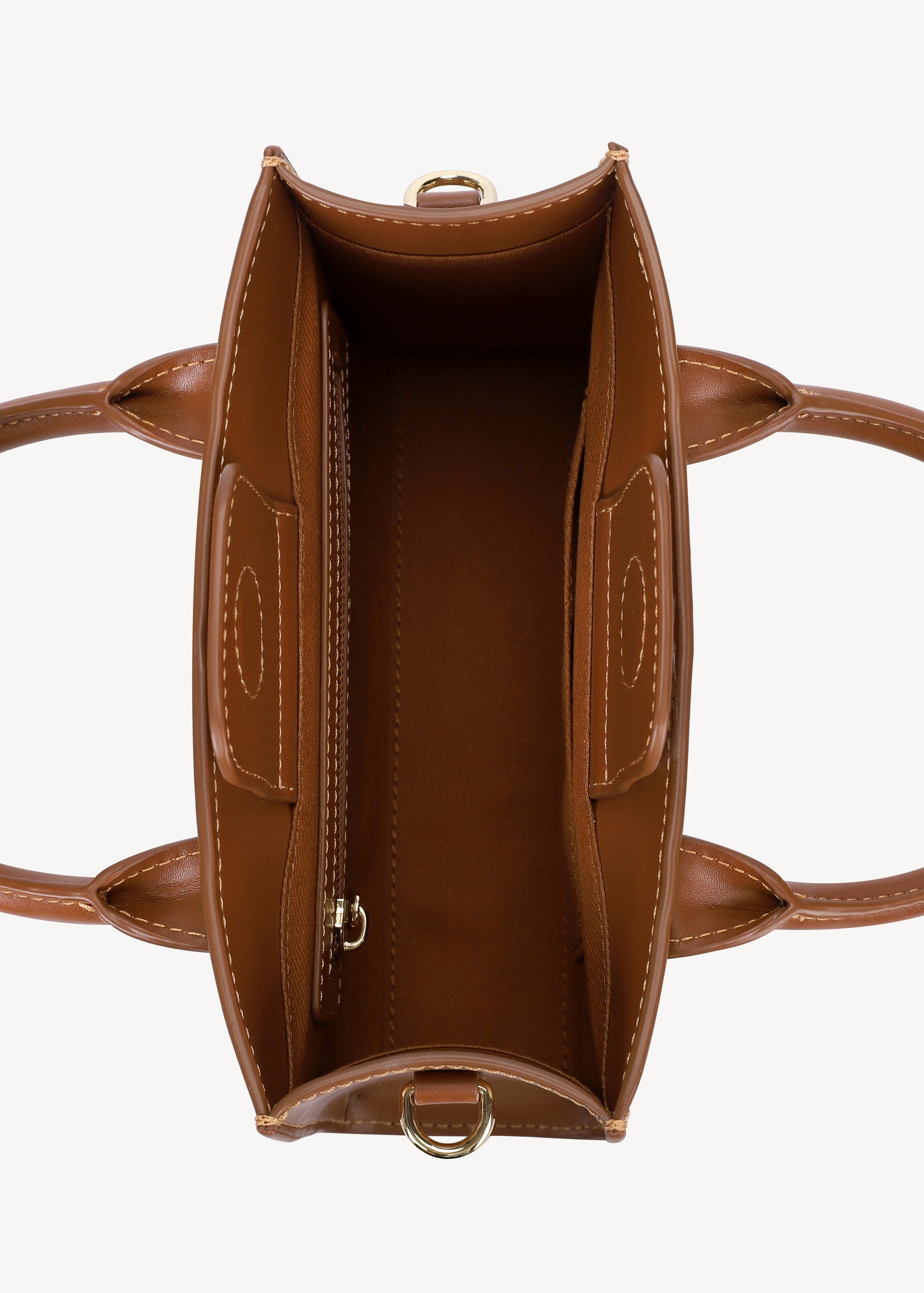 Mini Flora Tote - Brown