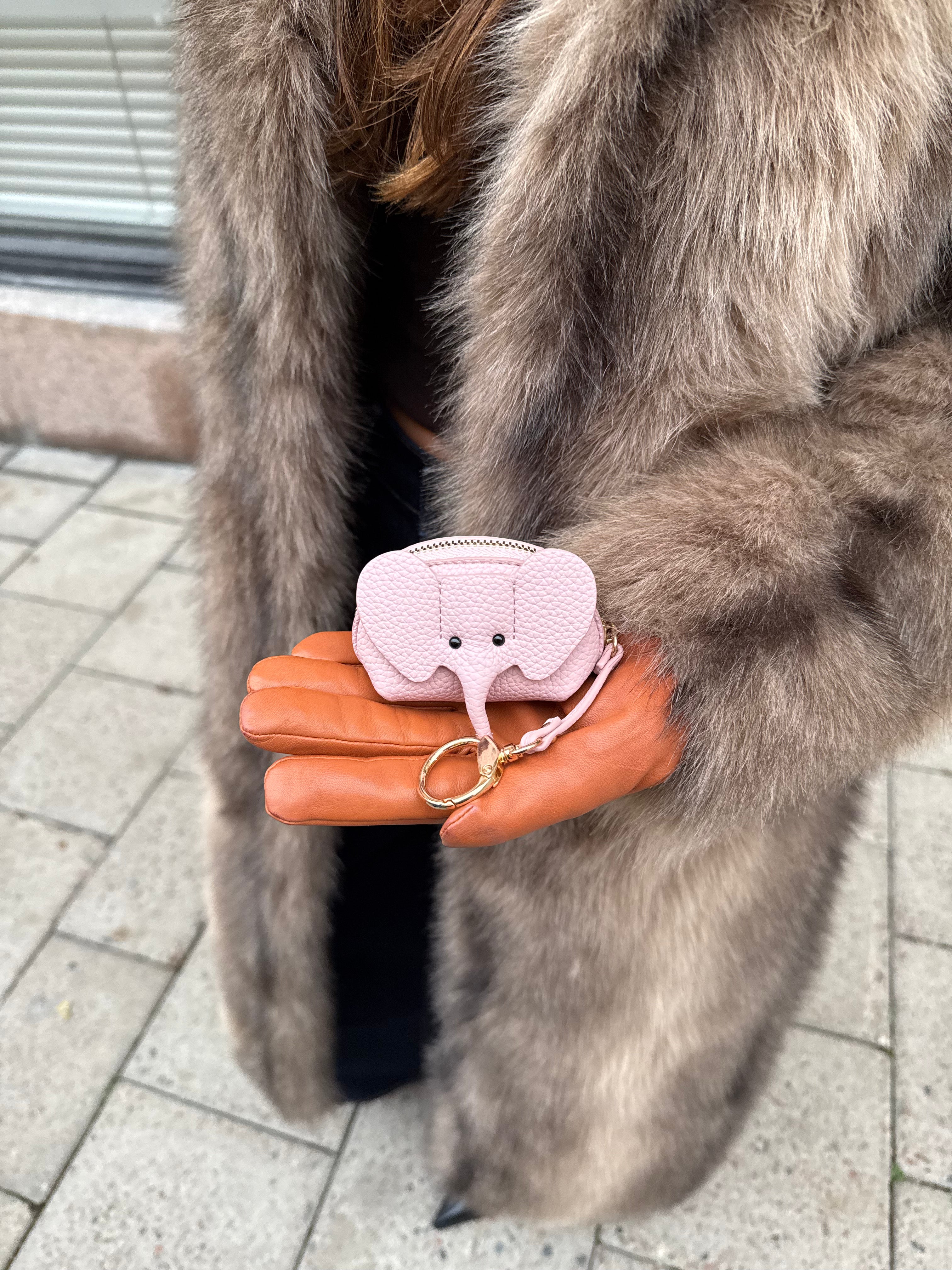 Lucky Elephant Medium AirPods Pouch