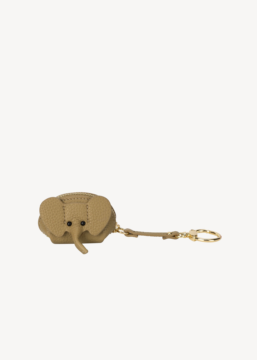 Mini Lucky Elephant Nyckelring & Berlock Guld