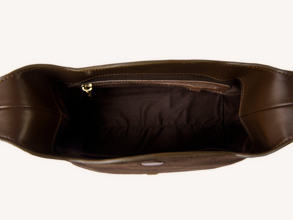Vera Liten Hobo Väska Espresso