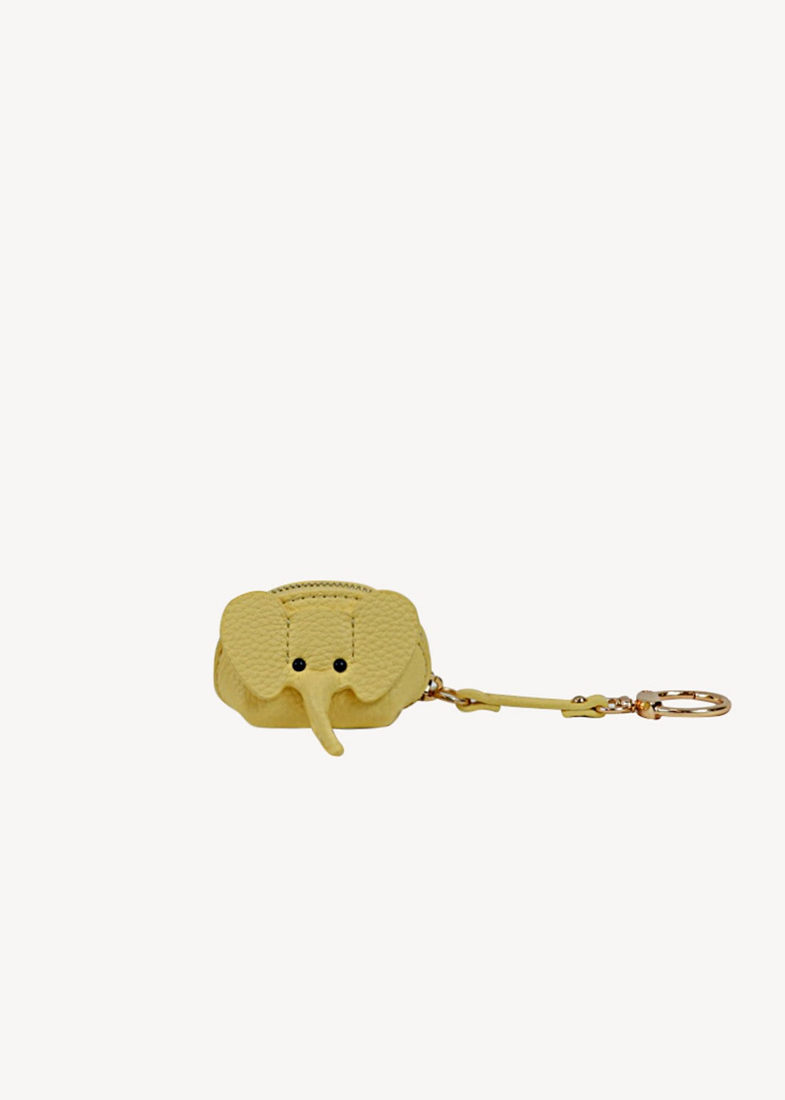 Mini Lucky Elephant Keychain & Charm Yellow