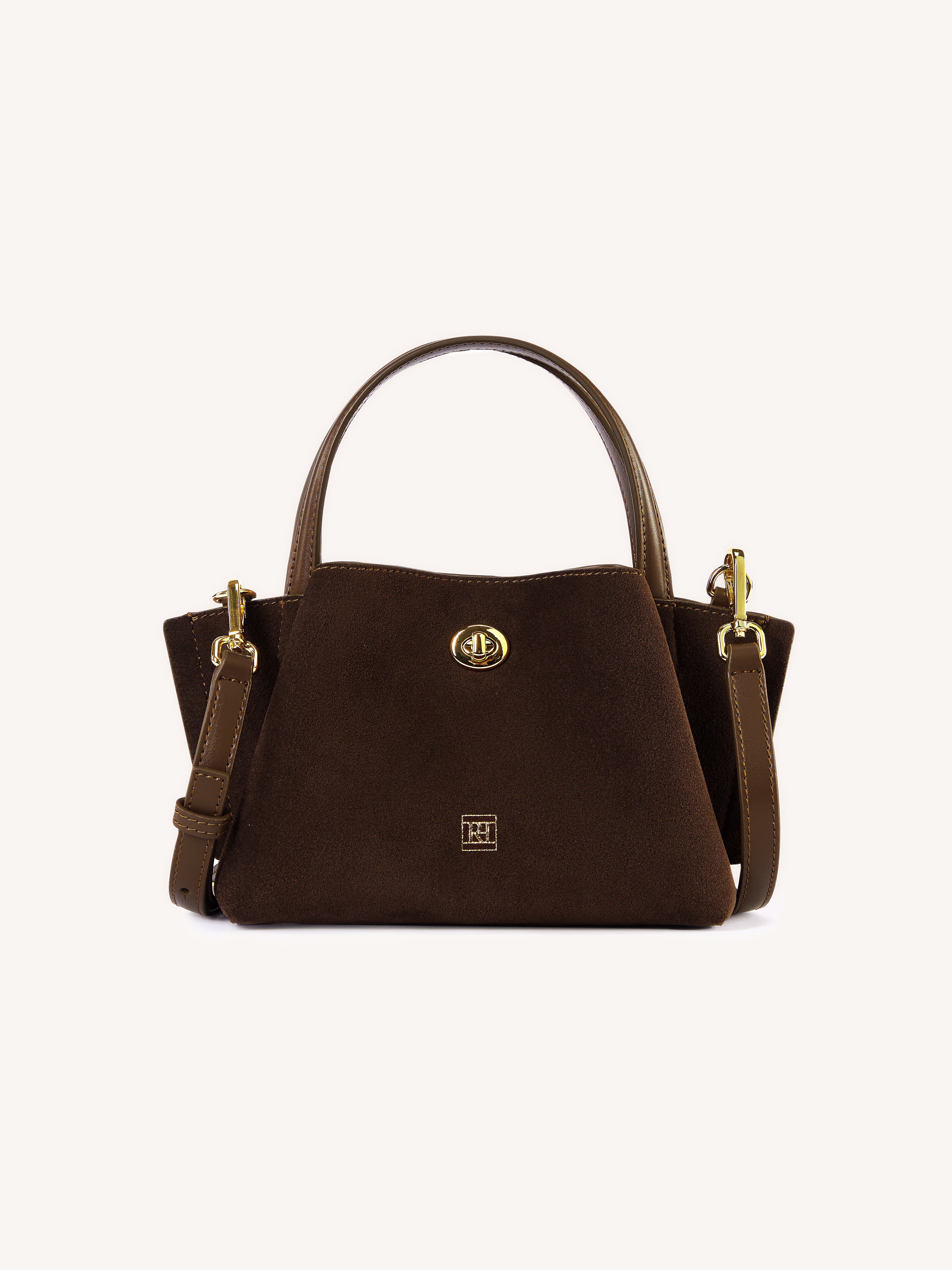 Front side of a mini bag with a strap