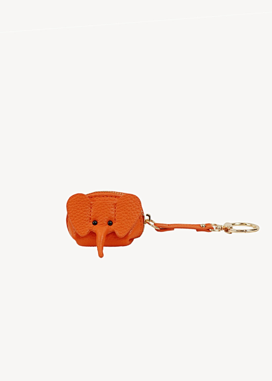 Mini Lucky Elephant Keychain & Charm Orange