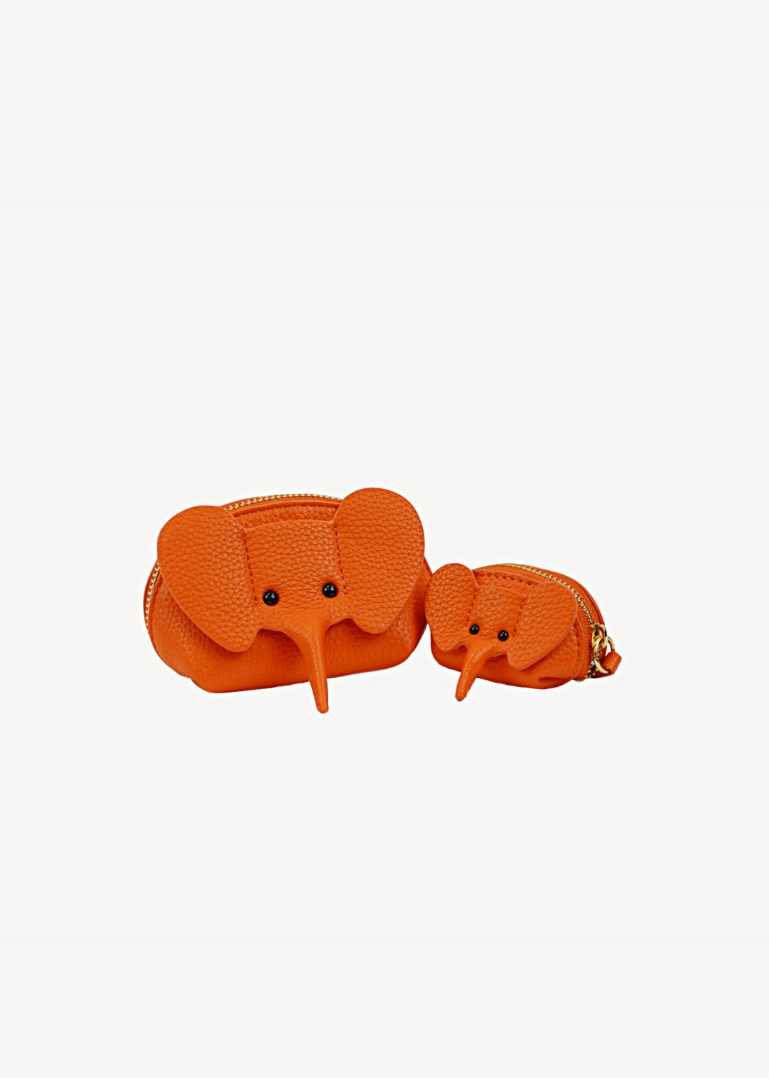 Mini Lucky Elephant Keychain & Charm Orange