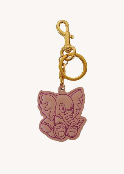 Lucky Elephant Keychain Pink