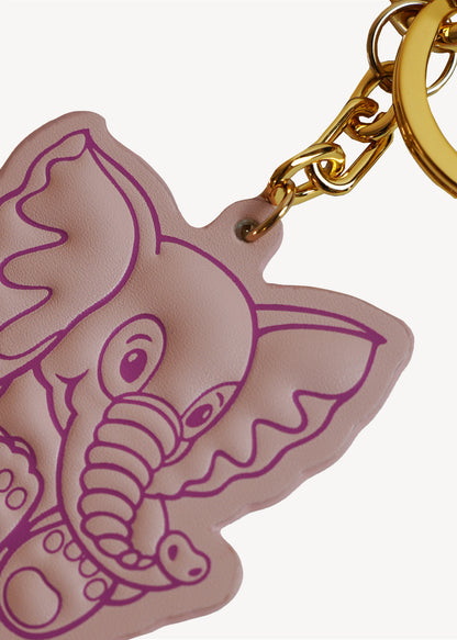 Lucky Elephant Keychain Pink