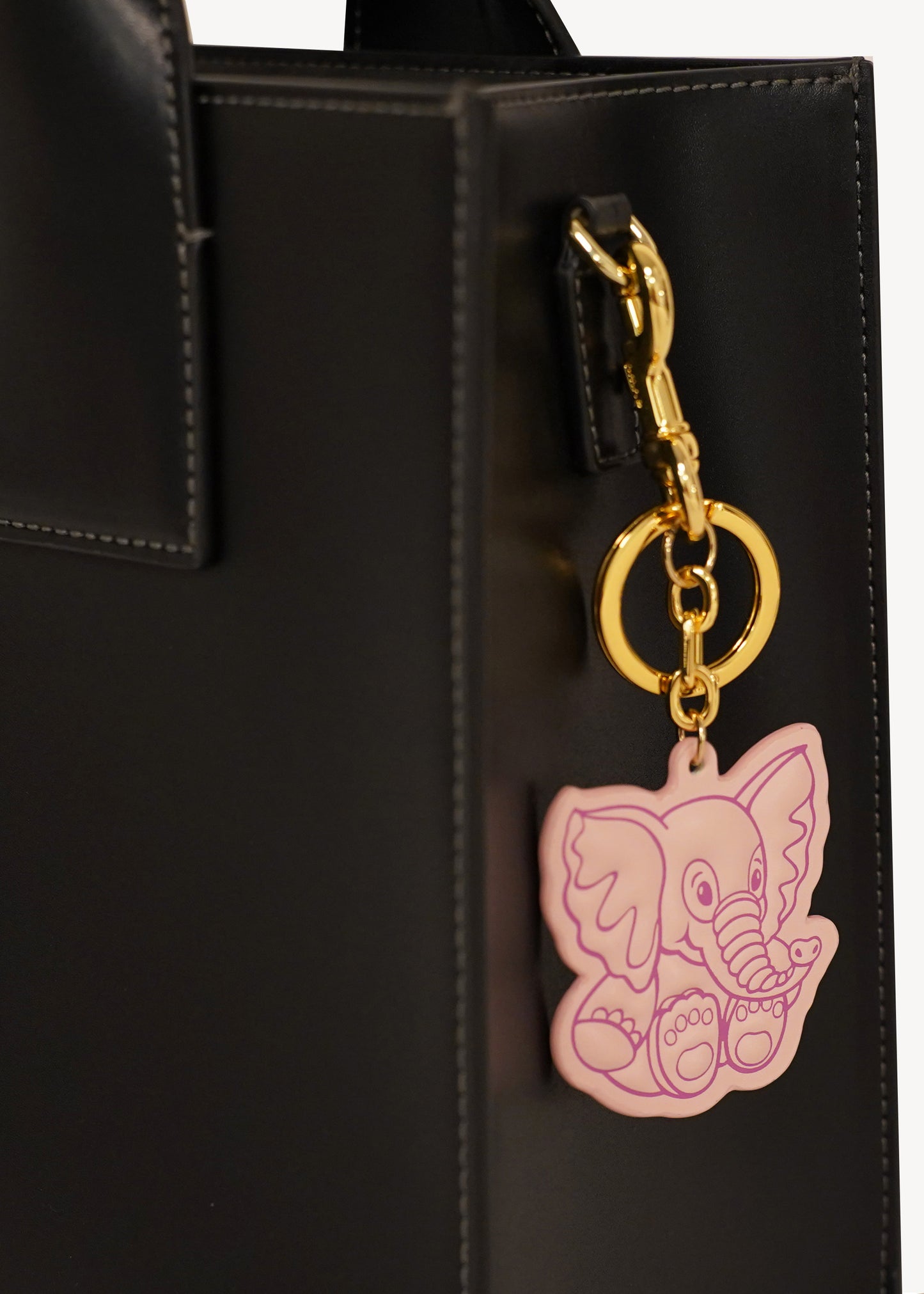 Lucky Elephant Keychain Pink