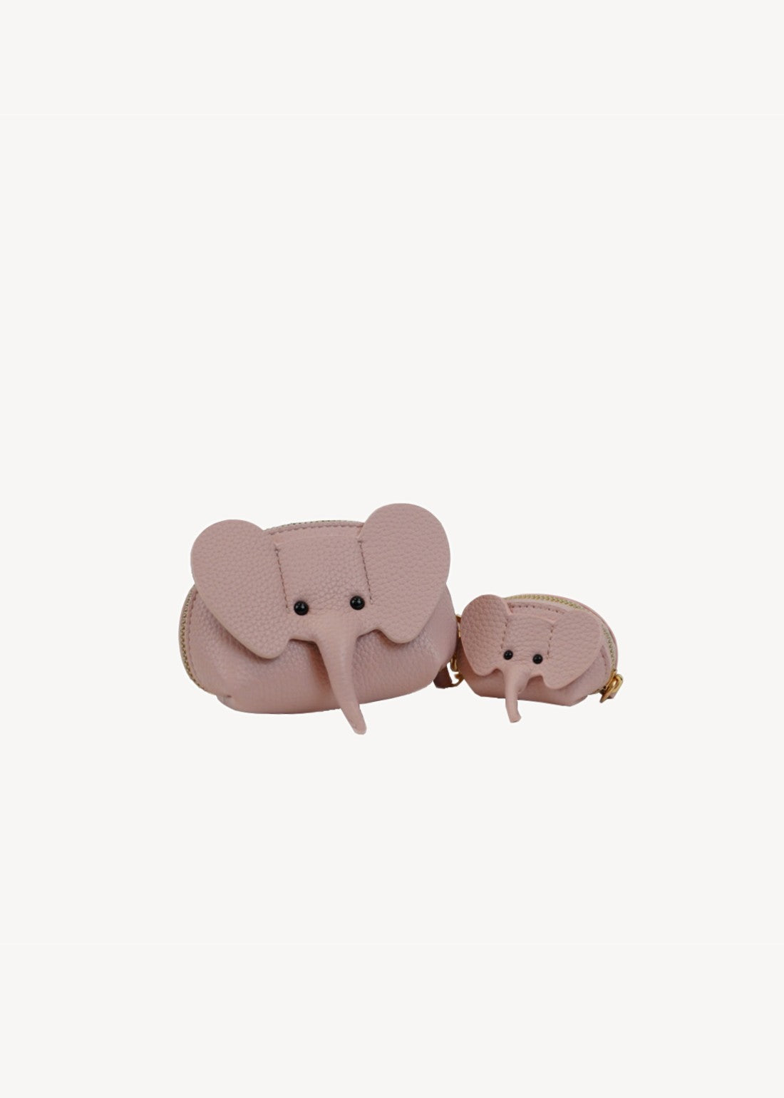 Mini Lucky Elephant Keychain & Charm Light Pink