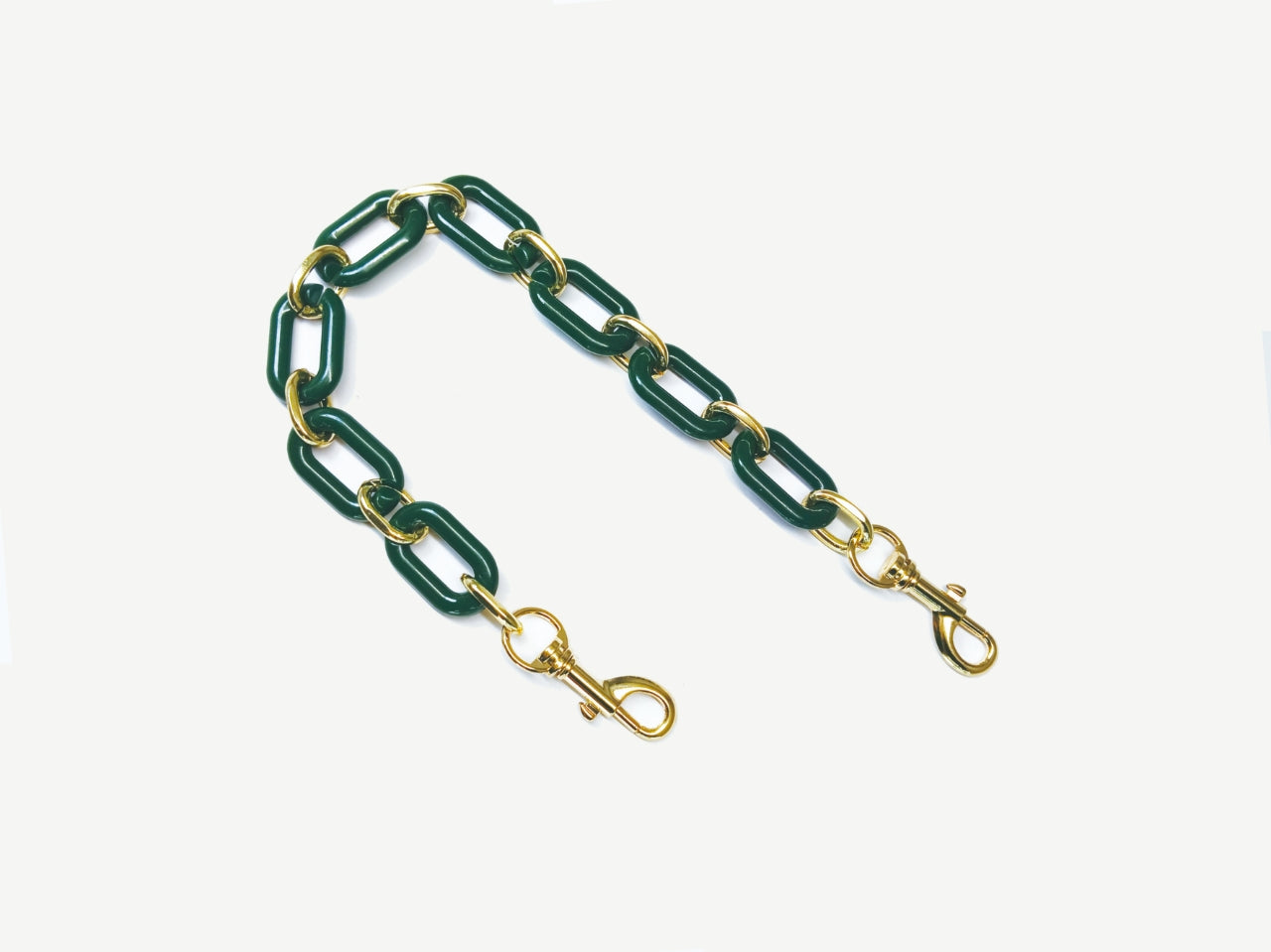 Della Chain Small Dark Green